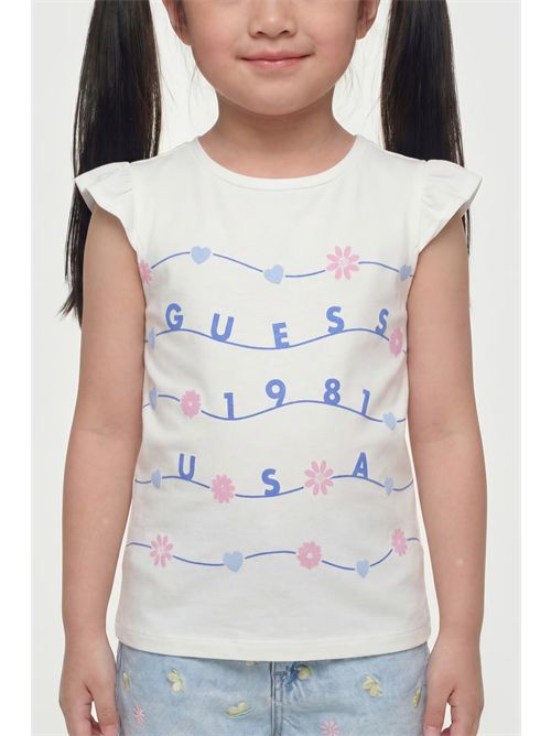 T-shirt effetto laminato GUESS | K6GI01K6YW4/G011